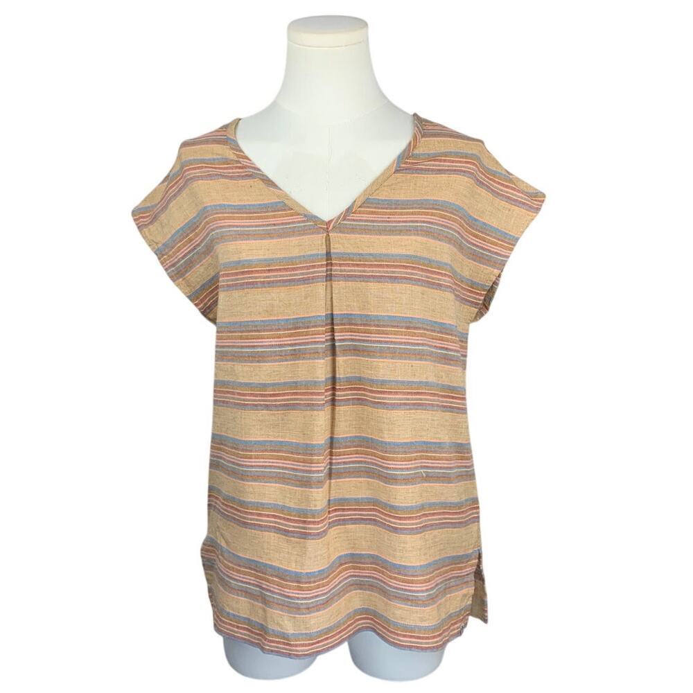 Women's Kavu Striped Shirt, 100% Cotton - Size XS